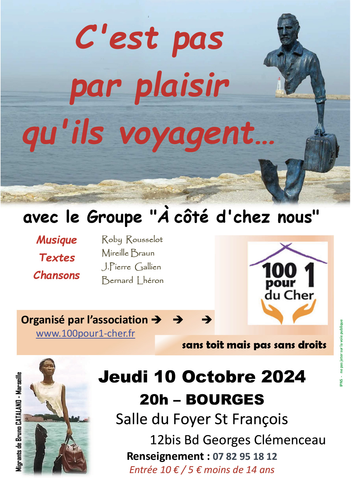 Affiche 2023 Galerie Du Phare 100 pour 1